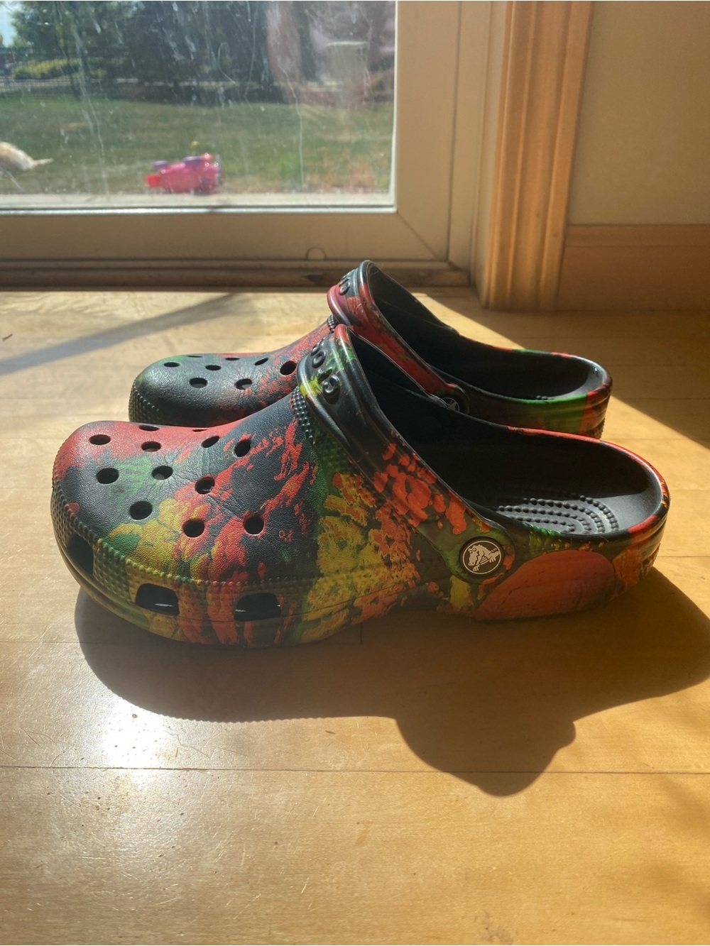 Crocs Classic Clog - women’s Multicolor Red/Yellow/Green/Black